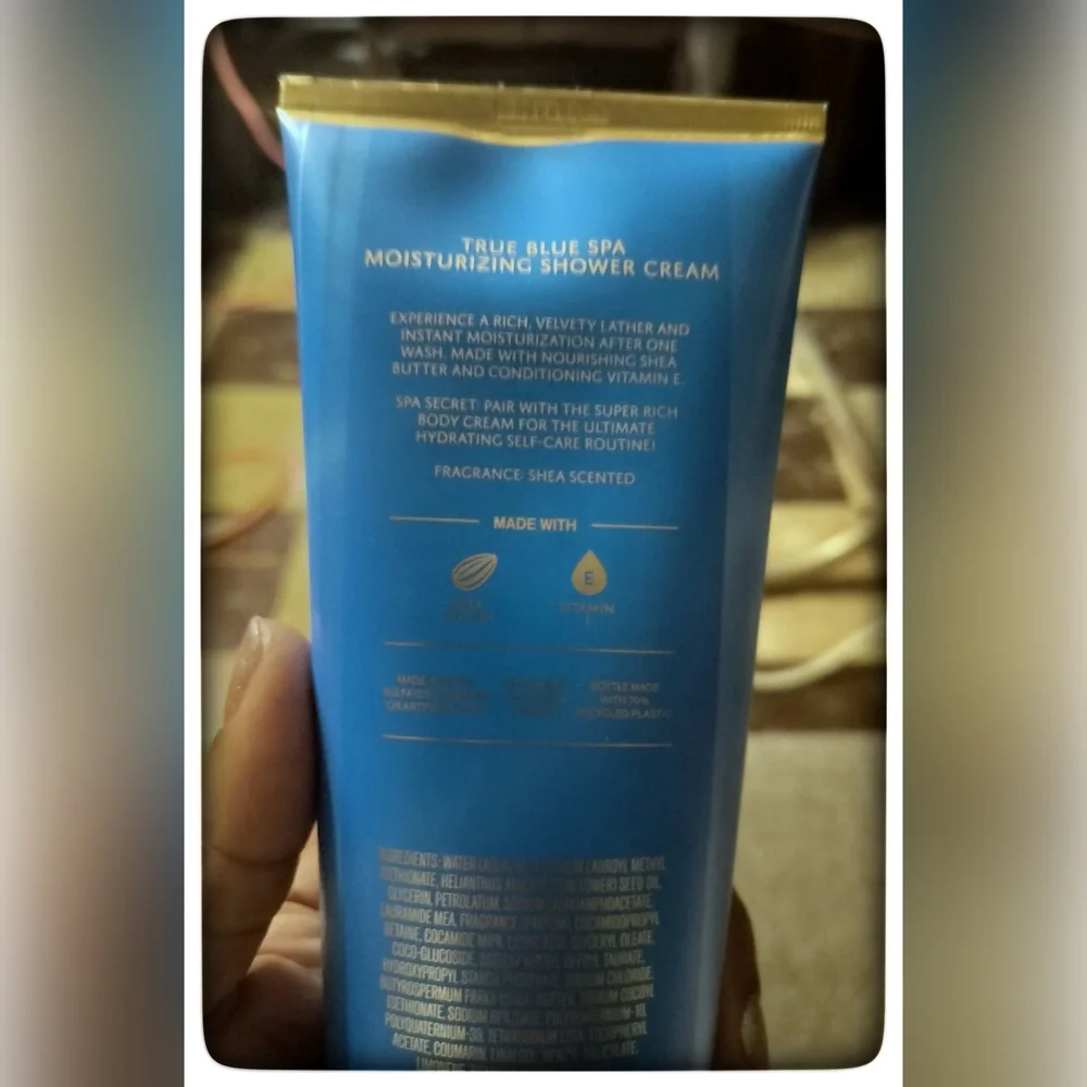 Bath & Body Works True Blue Spa Shower Creams & Vanilla Coconut Bar Soap Set NEW - Picture 3 of 5